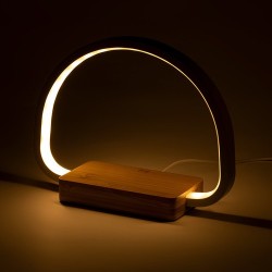 Lampe Chargeur Éco-responsable et Pratique Personnalisée - Labrum Matières : bambou objet promotionnel éco-responsable