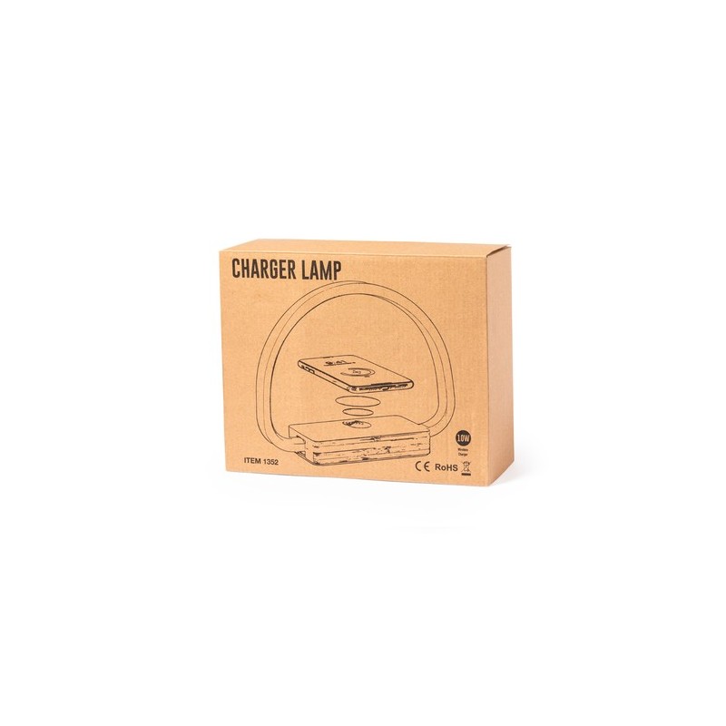 Lampe Chargeur Éco-responsable et Pratique Personnalisée - Labrum Matières : bambou cadeau client original