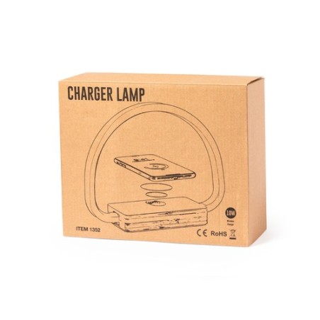 Lampe Chargeur Éco-responsable et Pratique Personnalisée - Labrum Matières : bambou cadeau client original