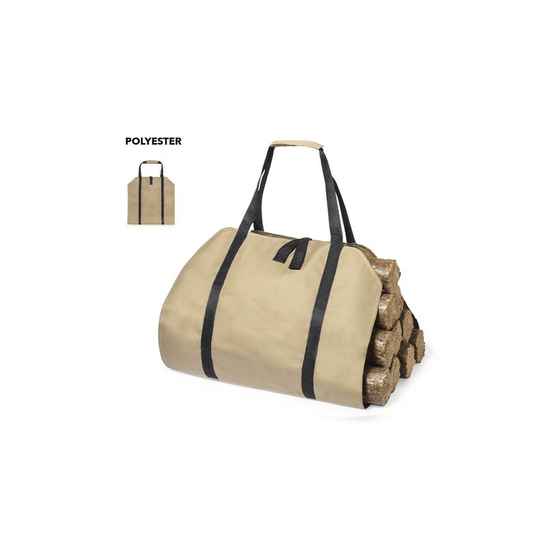 Porte-Bûches Personnalisé Pratique Priya pas cher Matières : polyester Couleurs : marron personnalisable avec votre logo