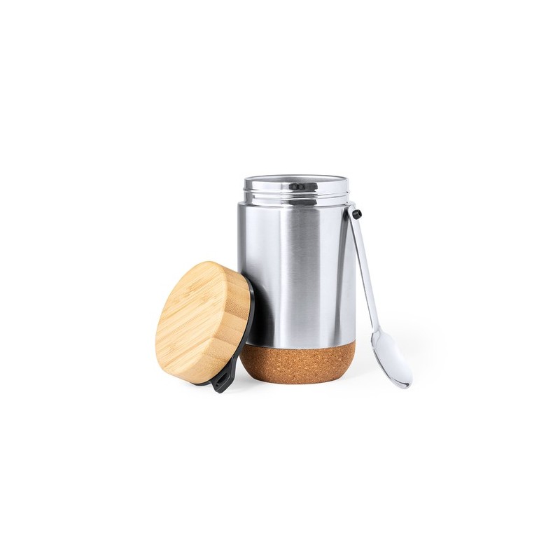 Boîte à Déjeuner Éco-Responsable Personnalisée Cambrix Matières : bambou impression haute définition