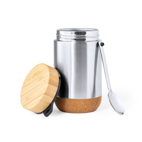 Boîte à Déjeuner Éco-Responsable Personnalisée Cambrix Matières : bambou impression haute définition