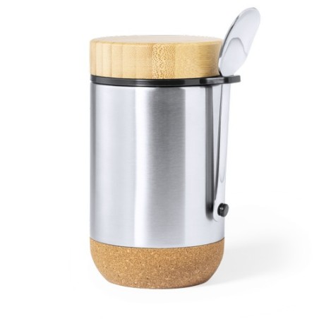 Boîte à Déjeuner Éco-Responsable Personnalisée Cambrix Matières : bambou accessoire événementiel unique