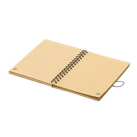 Cahier Éco-responsable à Anneaux Personnalisé pas cher Mossel Matières : bambou cadeau entreprise pas cher