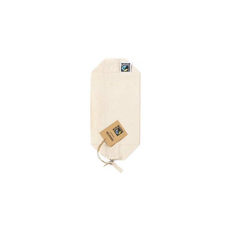 Nécessaire Éco-responsable Personnalisé Fairtrade Grafox Matières : coton Couleurs : naturel