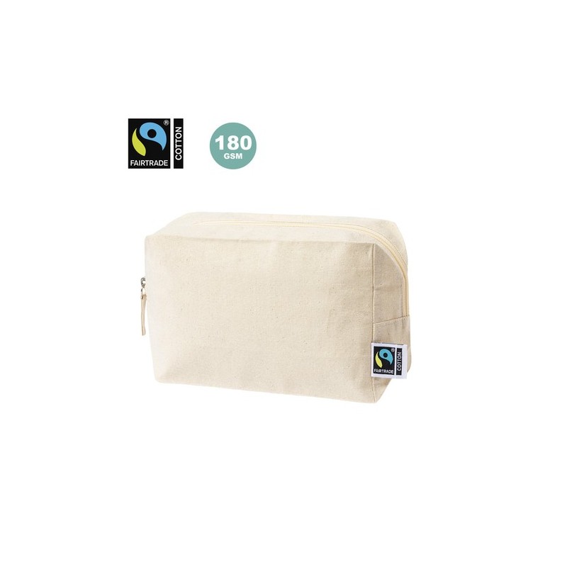 Nécessaire Éco-responsable Personnalisé Fairtrade Grafox Matières : coton Couleurs : naturel personnalisable avec votre logo