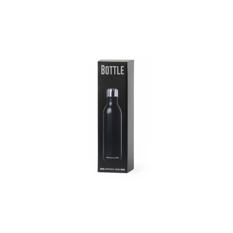 Gourde Sportive Personnalisée - Wilson Matières : acier inoxydable Couleurs : noir marquage laser ultra précis
