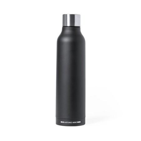 Bouteille Isotherme Personnalisée Thermique Thomson Matières : acier inoxydable Couleurs : noir