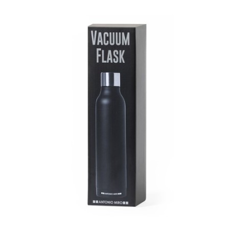 Bouteille Isotherme Personnalisée Thermique Thomson Matières : acier inoxydable Couleurs : noir impression haute définition