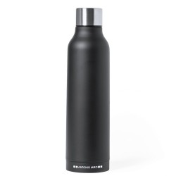 Bouteille Isotherme Personnalisée Thermique Thomson Matières : acier inoxydable Couleurs : noir livraison express 24h 48h