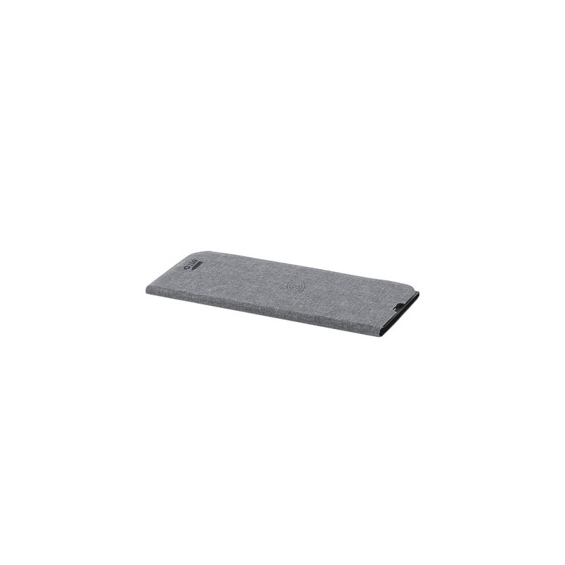 Tapis Souris Chargeur Éco-responsable Personnalisé pas cher - Kimy Matières : polyester Couleurs : gris