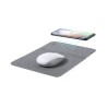 Tapis Souris Chargeur Éco-responsable Personnalisé pas cher - Kimy Matières : polyester Couleurs : gris impression haute définit