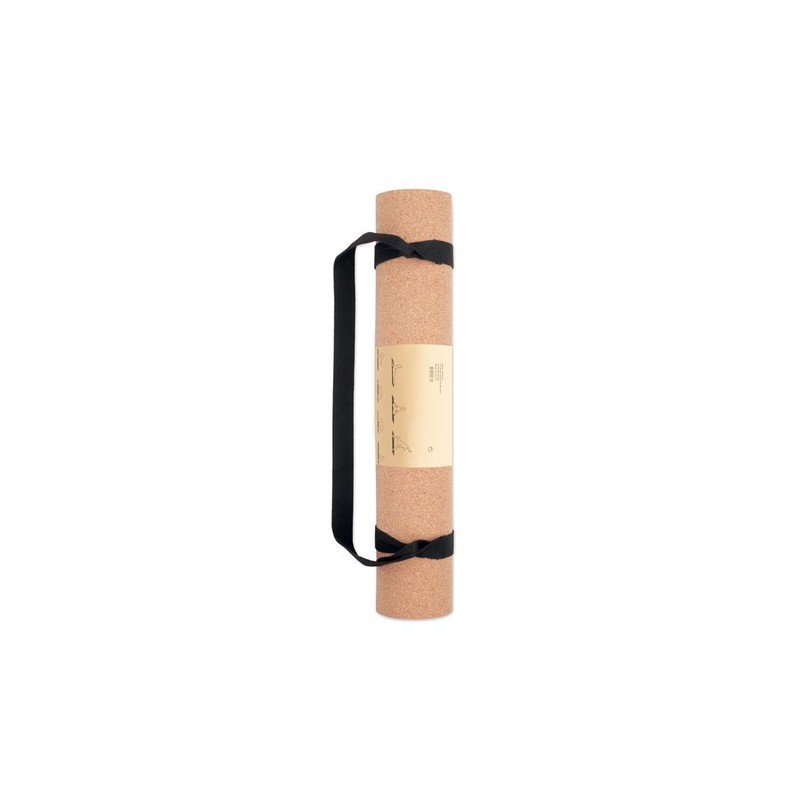 Tapis de yoga  en liège - SAVASANA Matières : liège Couleurs : beige