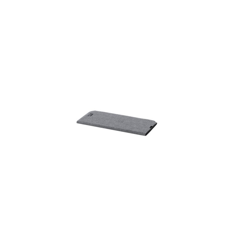 Tapis Souris Chargeur Éco-responsable Personnalisé pas cher - Kimy Matières : polyester Couleurs : gris personnalisation rapide 