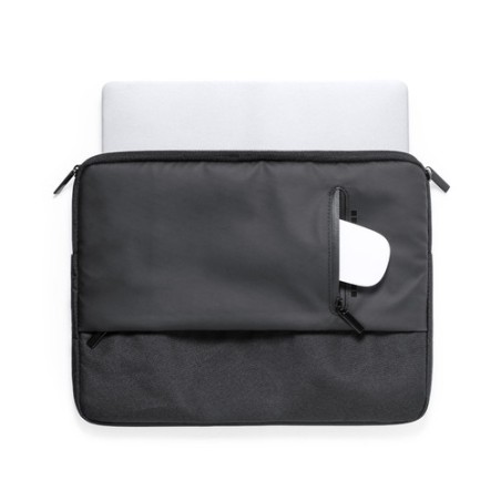 Housse Élégante et Pratique pour Ordinateur Portable - Dilon Matières : polyester Couleurs : noir goodies publicitaire événement