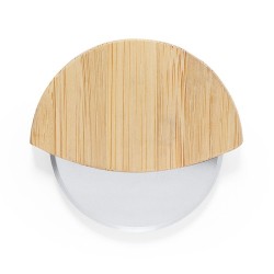Ustensile de Cuisine Éco-responsable Coupe-Pizzas Personnalisé Titox pas cher Matières : bambou 2