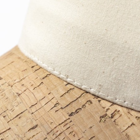 Casquette Personnalisée en Coton Bio & Liège Naturel Vachir pas cher Matières : liège goodies publicitaire événementiel
