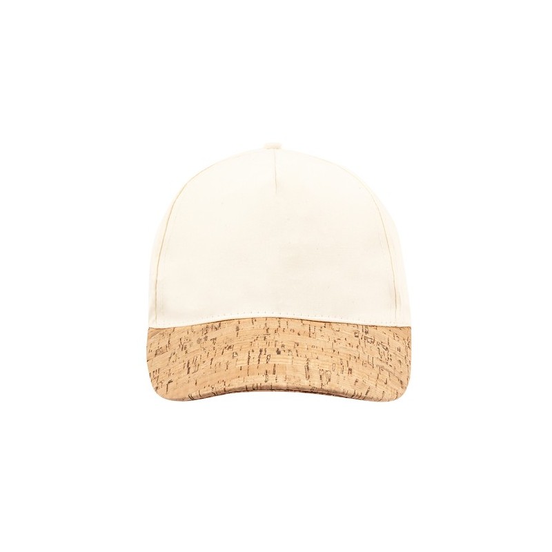 Casquette Personnalisée en Coton Bio & Liège Naturel Vachir pas cher Matières : liège impression haute définition