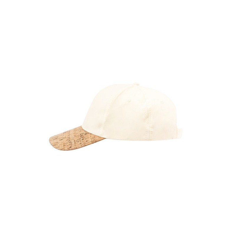 Casquette Personnalisée en Coton Bio & Liège Naturel Vachir pas cher Matières : liège marquage laser ultra précis