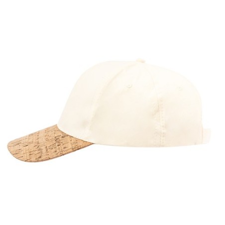 Casquette Personnalisée en Coton Bio & Liège Naturel Vachir pas cher Matières : liège marquage laser ultra précis