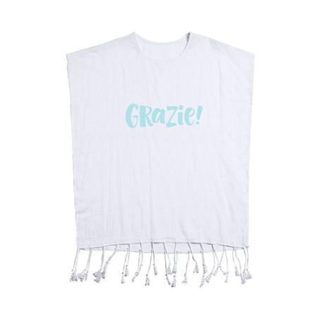 Kaftan Roseux Pas Cher Personnalisé en Mode Matières : coton Couleurs : blanc cadeau entreprise pas cher