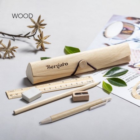 Trousse personnalisée  avec accessoires inclus - Palermo pas cher Matières : bois