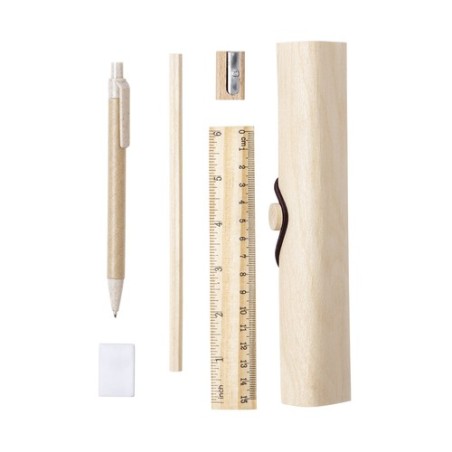 Trousse personnalisée  avec accessoires inclus - Palermo pas cher Matières : bois personnalisable avec votre logo