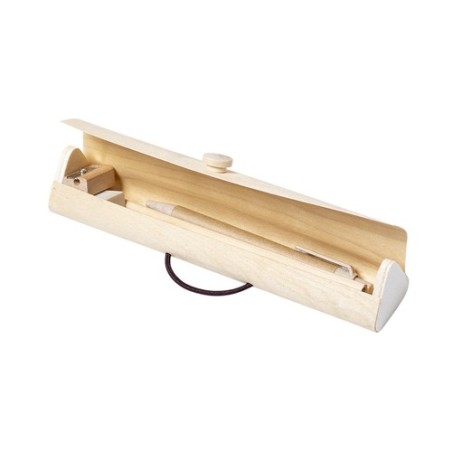 Trousse personnalisée  avec accessoires inclus - Palermo pas cher Matières : bois goodies publicitaire événementiel