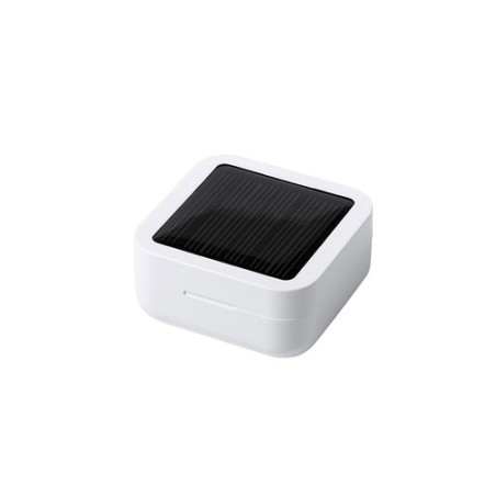 Écouteurs Bluetooth solaires personnalisés pas chers - Vinzer Couleurs : blanc goodies publicitaire événementiel