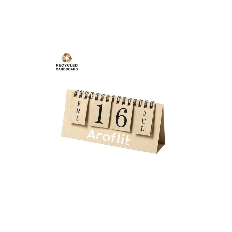 Calendrier  personnalisé perpétuel - Gadner pratique pas cher Matières : carton recyclé