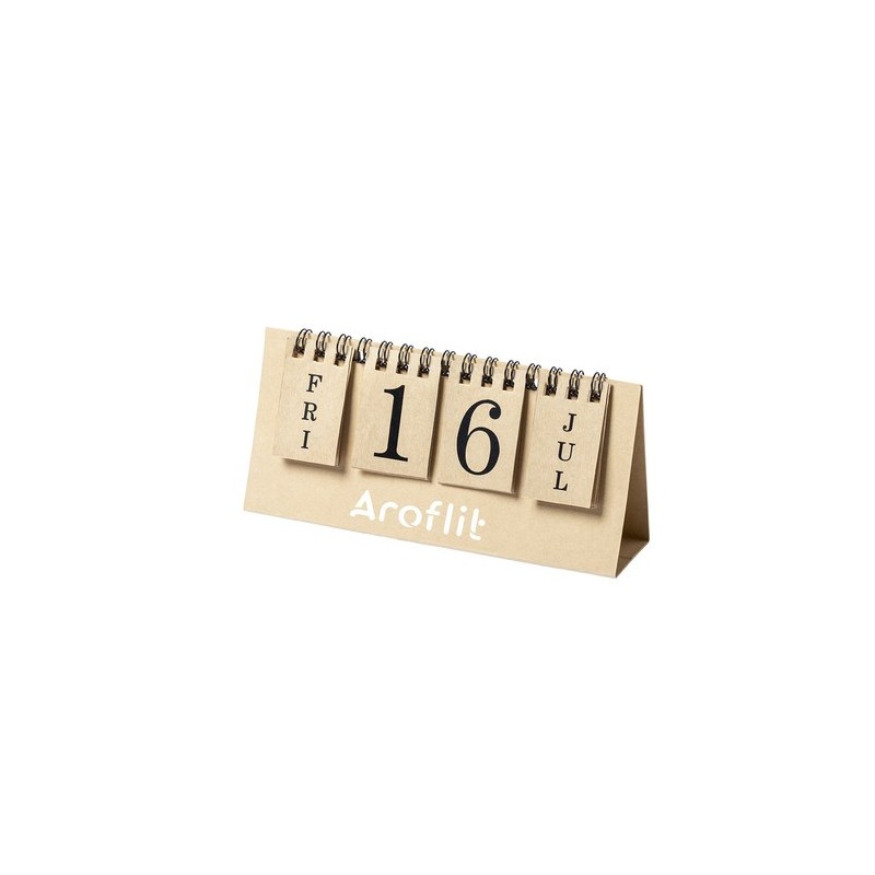 Calendrier  personnalisé perpétuel - Gadner pratique pas cher Matières : carton recyclé cadeau entreprise pas cher
