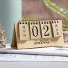 Calendrier  personnalisé perpétuel - Gadner pratique pas cher Matières : carton recyclé impression haute définition