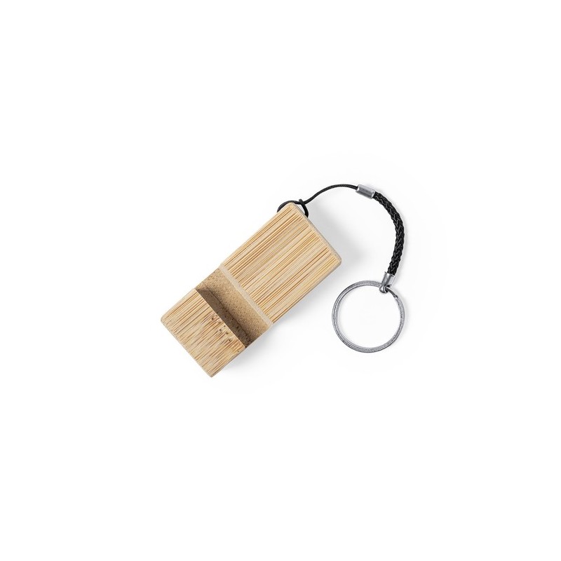 Porte-Clés Support Personnalisé Publicitaire Maros Matières : bambou personnalisable avec votre logo