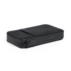 Organiseur UV Stérilisateur Personnalisé - Boxny Matières : polyester Couleurs : noir cadeau entreprise pas cher