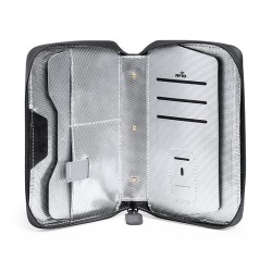 Organiseur UV Stérilisateur Personnalisé - Boxny Matières : polyester Couleurs : noir marquage laser ultra précis