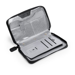 Organiseur UV Stérilisateur Personnalisé - Boxny Matières : polyester Couleurs : noir livraison express 24h 48h