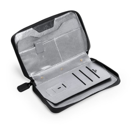 Organiseur UV Stérilisateur Personnalisé - Boxny Matières : polyester Couleurs : noir livraison express 24h 48h