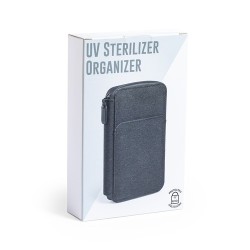 Organiseur UV Stérilisateur Personnalisé - Boxny Matières : polyester Couleurs : noir cadeau client original