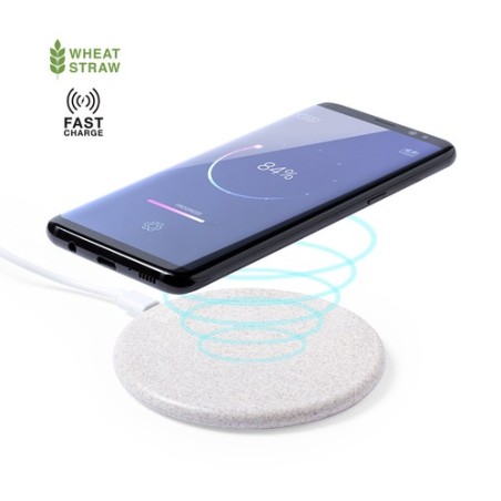 Chargeur Éco-Responsable Pratique Personnalisé - Aleix Matières : ABS Couleurs : naturel personnalisable avec votre logo