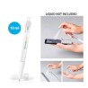 Stylo Vaporisateur Publicitaire Hygiénique - Dixter Couleurs : blanc personnalisable avec votre logo
