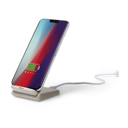 Chargeur Éco-Friendly Induction Personnalisé Pas Cher Birniax Matières : ABS Couleurs : naturel marquage laser ultra précis