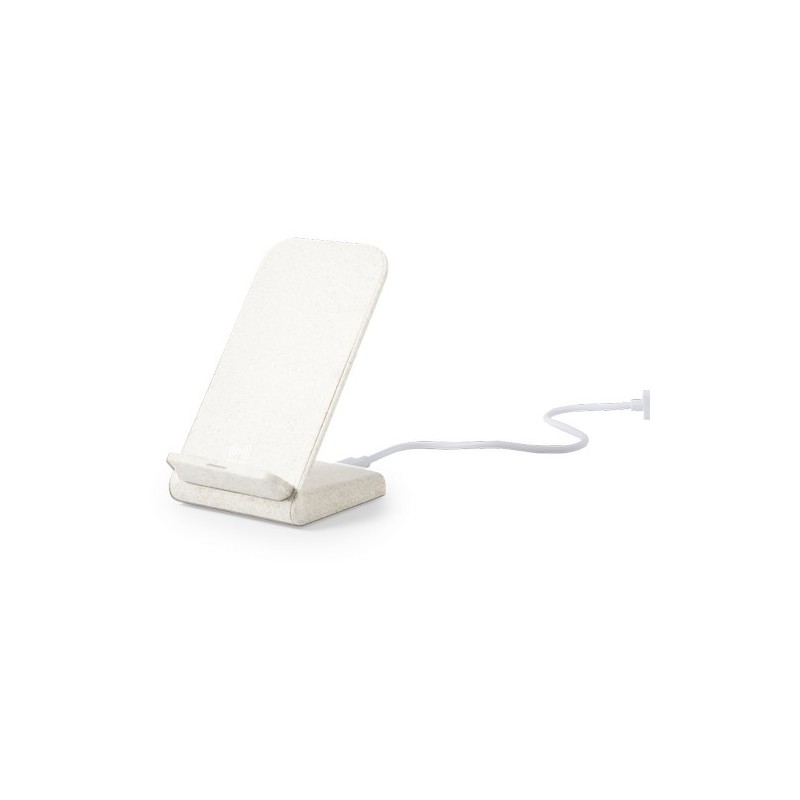 Chargeur Éco-Friendly Induction Personnalisé Pas Cher Birniax Matières : ABS Couleurs : naturel personnalisation rapide en Franc
