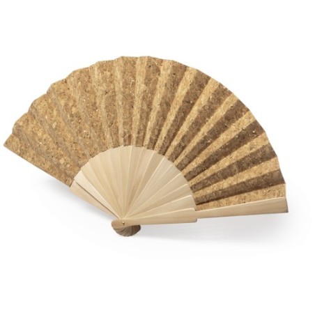 Éventail Kasol en Liège Naturel - Élégance Écologique Personnalisé