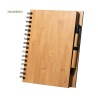 Cahier Personnalisé Éco-responsable et Pratique Polnar Matières : bambou