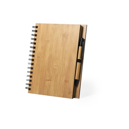 Cahier Personnalisé Éco-responsable et Pratique Polnar Matières : bambou personnalisable avec votre logo