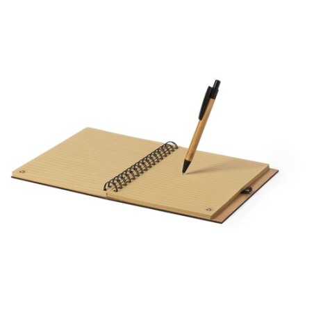 Cahier Personnalisé Éco-responsable et Pratique Polnar Matières : bambou goodies publicitaire événementiel