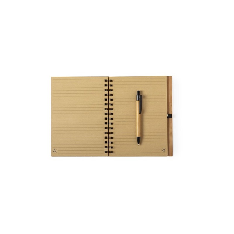Cahier Personnalisé Éco-responsable et Pratique Polnar Matières : bambou impression haute définition