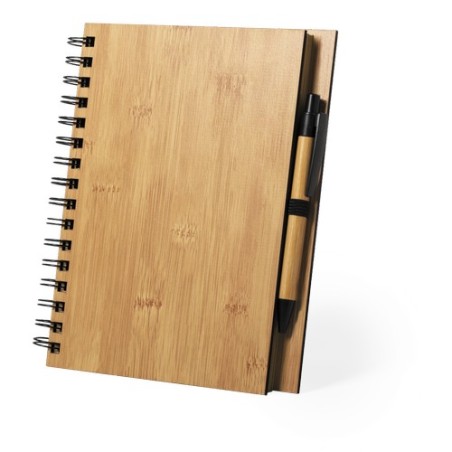 Cahier Personnalisé Éco-responsable et Pratique Polnar Matières : bambou marquage laser ultra précis