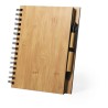 Cahier Personnalisé Éco-responsable et Pratique Polnar Matières : bambou marquage laser ultra précis