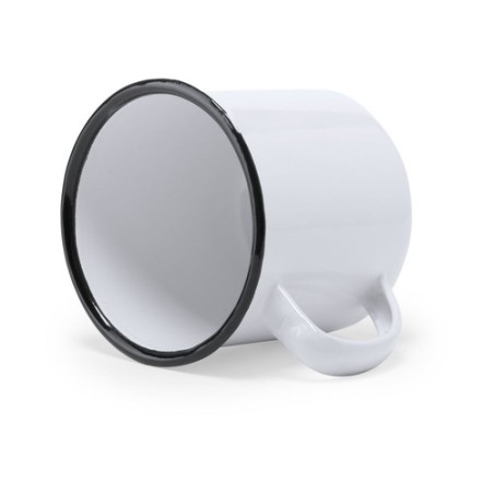 Tasse personnalisable de sublimation - Kantol - Mug Matières : métal Couleurs : noir cadeau entreprise pas cher